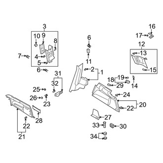 Audi OE - Quarter Panel - Interior Trim