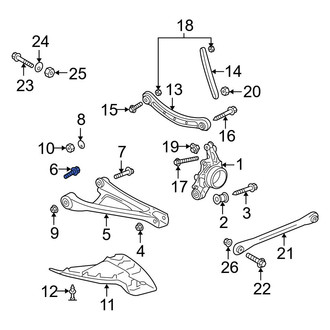 Audi OE - Rear Lower Suspension Control Arm Bolt