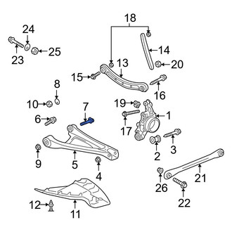 Audi OE - Front Lower Suspension Control Arm Bolt