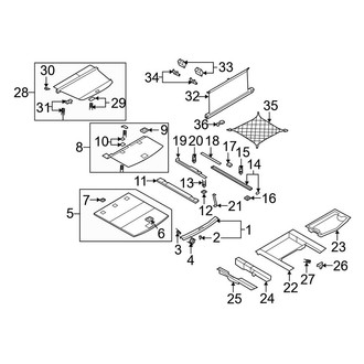 Audi OE - Rear Body & Floor - Interior Trim