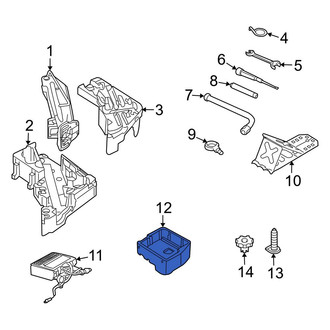 Audi OE - Tire Repair Kit Bracket