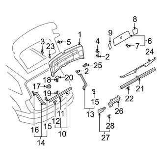 Audi OE - Lift Gate - Interior Trim