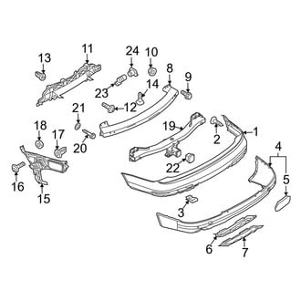 Audi OE - Rear Bumper - Bumper & Components