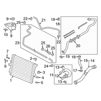 Audi OE - Cooling - Radiator & Components (Main)