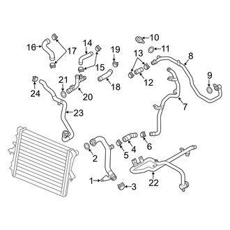 Audi OE - Cooling - Hoses & Lines (Lower)