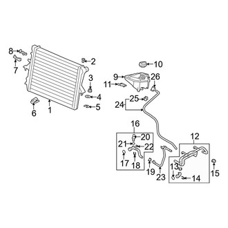 Audi OE - Cooling - Radiator & Components (3.6L)