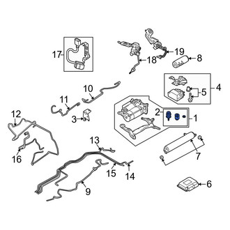 Audi OE - Air Suspension Compressor Hardware Kit
