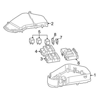 Audi OE - Electrical - Fuse & Relay (Engine Compartment, No 1)