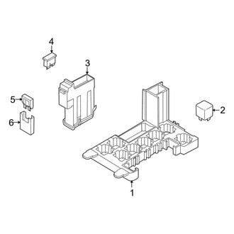 Audi OE - Electrical - Fuse & Relay (Engine Compartment, No 2)