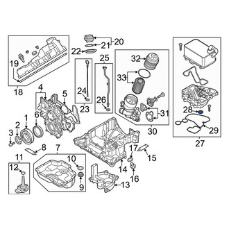 Audi OE - Engine Oil Cooler Seal