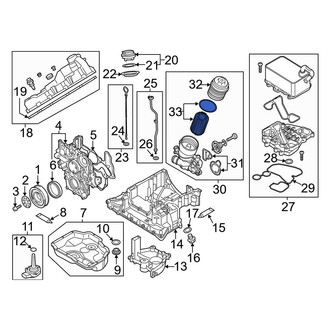 Audi OE - Engine Oil Filter Element