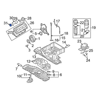 Audi OE - Engine Oil Filler Tube Gasket