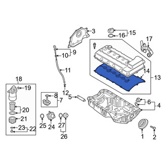 Audi OE - Engine Valve Cover Gasket