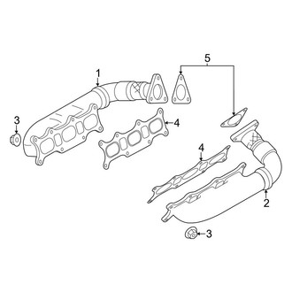 Audi OE - Exhaust System - Exhaust Manifold (TDI Premium / TDI Premium Plus / TDI Prestige)