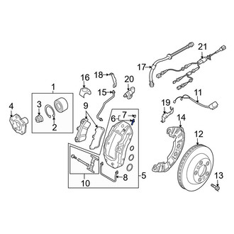 Audi OE - Front Brake Bleeder Screw