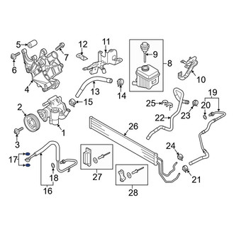 Audi OE - Power Steering Hose O-Ring