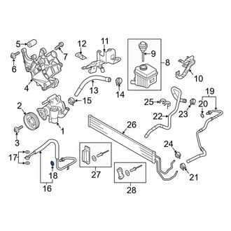 Audi OE - Power Steering Hose O-Ring