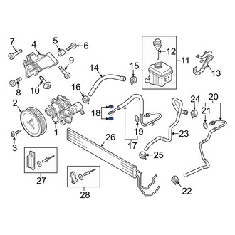 Audi OE - Power Steering Hose O-Ring