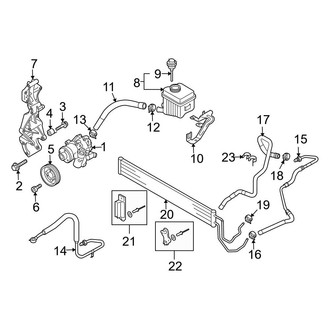 Audi OE - Steering Gear & Linkage - Pump & Hoses (3.6L)
