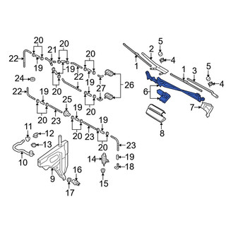 Audi OE - Front Wiper Motor