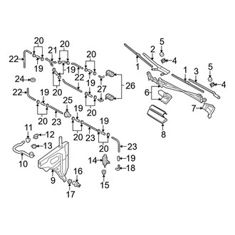 Audi OE - Windshield - Wiper & Washer Components