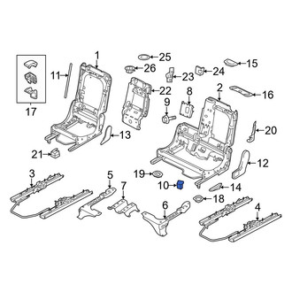 Audi OE - Center Rear Seat Frame Grommet