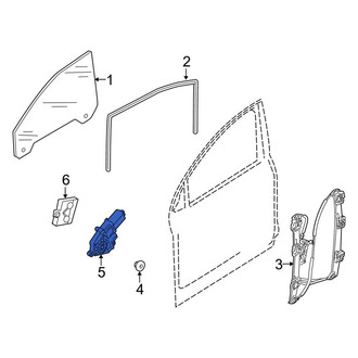 Audi OE - Front Left Window Motor