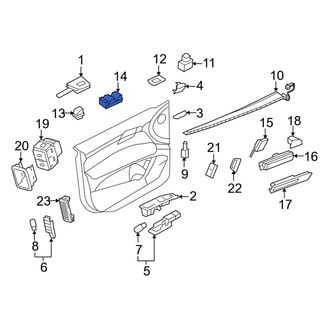 Audi OE - Front Left Door Window Switch