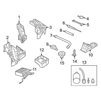 Audi OE - Rear Body & Floor - Jack & Components
