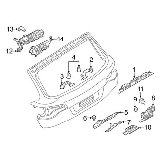 Audi OE - Lift Gate - Lock & Hardware
