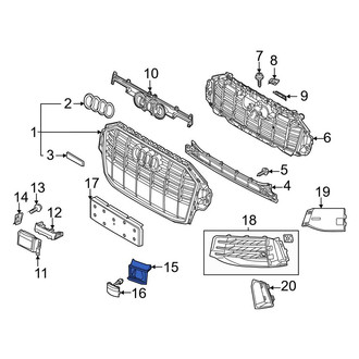 Audi OE - Front Center Grille Molding