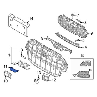 Audi OE - Grille Molding Bracket