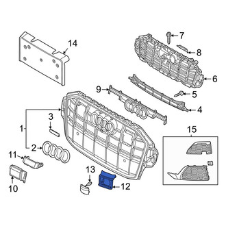 Audi OE - Front Center Grille Molding