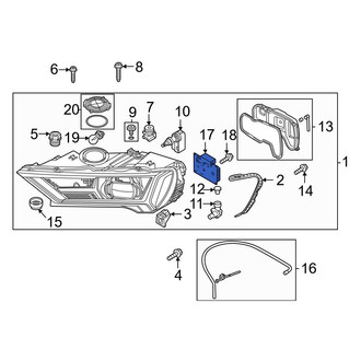 Audi OE - Front Headlight Control Module