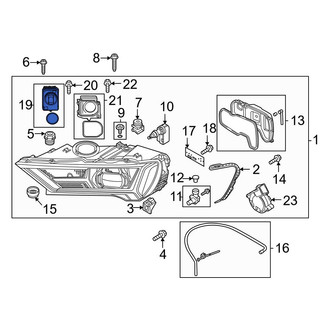Audi OE - Front Headlight Control Module