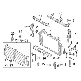Audi OE - Radiator Support