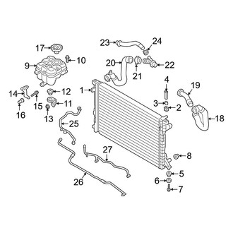 Audi OE - Cooling - Radiator & Components (Main), (3.0L)