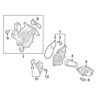 Audi OE - Cooling - Water Pump (2.0L)