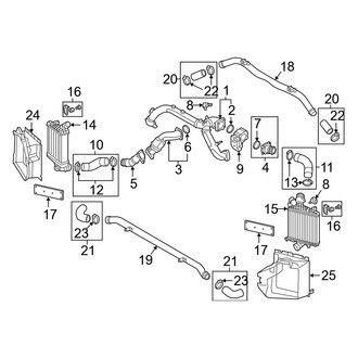 Audi OE - Cooling - Radiator & Components (Intercooler), (3.0L)
