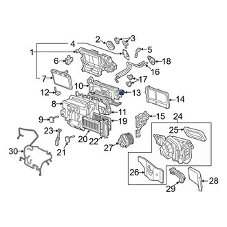 Audi OE - Front HVAC Air Inlet Door Actuator