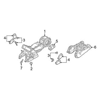 Audi OE - Air Conditioner & Heater - Rear Evaporator (3 Zone Climate Control), (Premium / Premium Plus / Prestige)