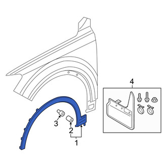Audi OE - Front Left Wheel Arch Molding