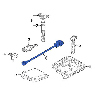 Audi OE - Ignition Knock (Detonation) Sensor