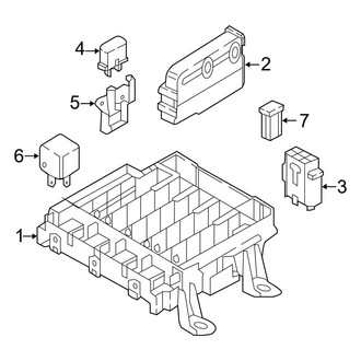 Audi OE - Electrical - Fuse & Relay (Rear Compartment)