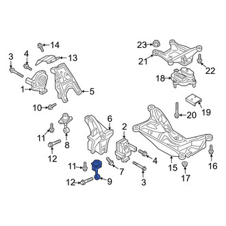 Audi OE - Left Engine Mount Support Bracket