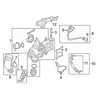 Audi OE - Engine / Transaxle - Turbocharger & Components (2.0L)