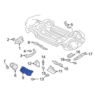 Audi OE - Floor Pan Heat Shield