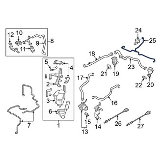 Audi OE - Vacuum Hose
