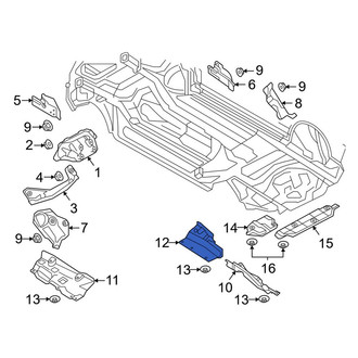 Audi OE - Floor Pan Heat Shield