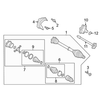 Audi OE - Front Suspension - Drive Axles